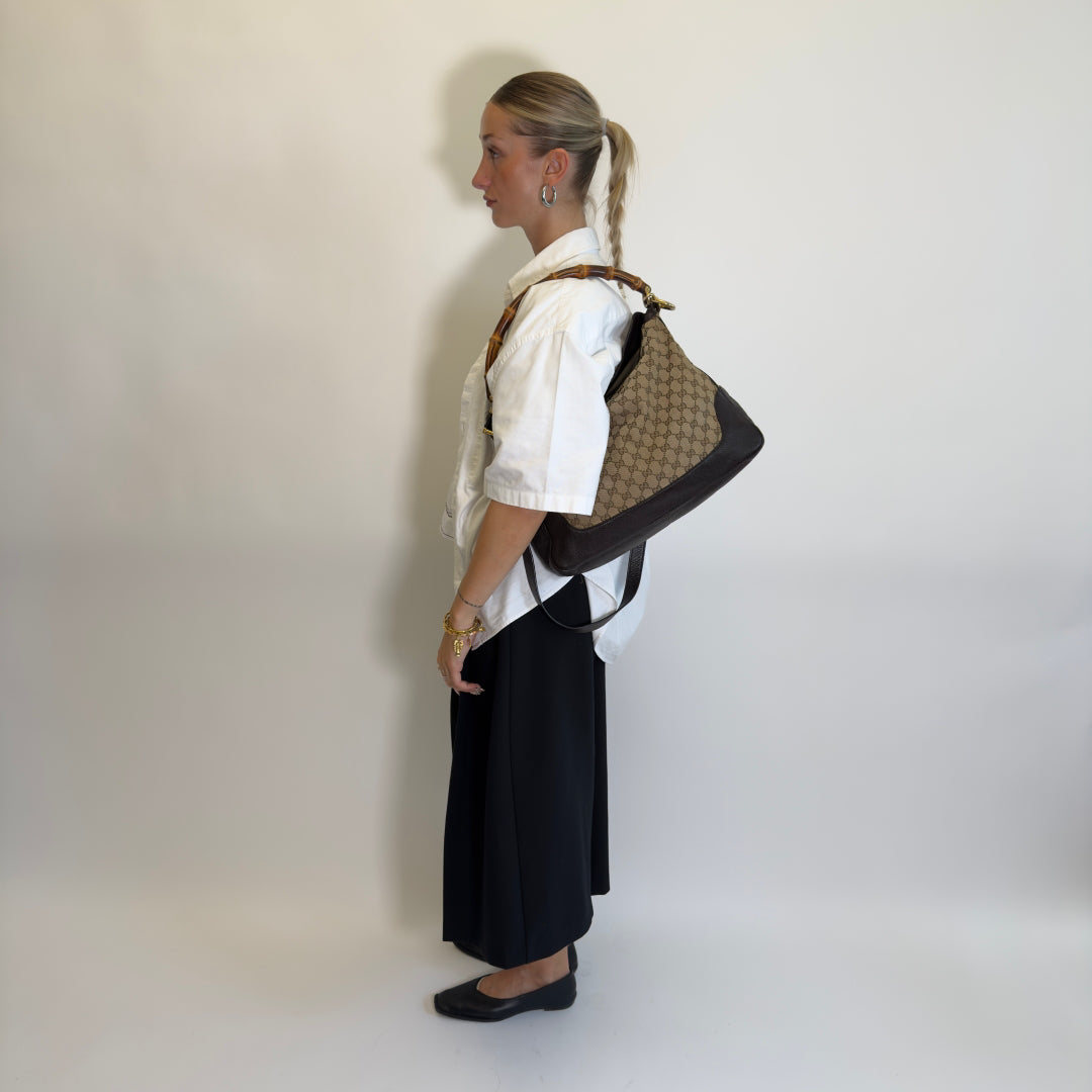 Gucci Schultertasche Bamboo