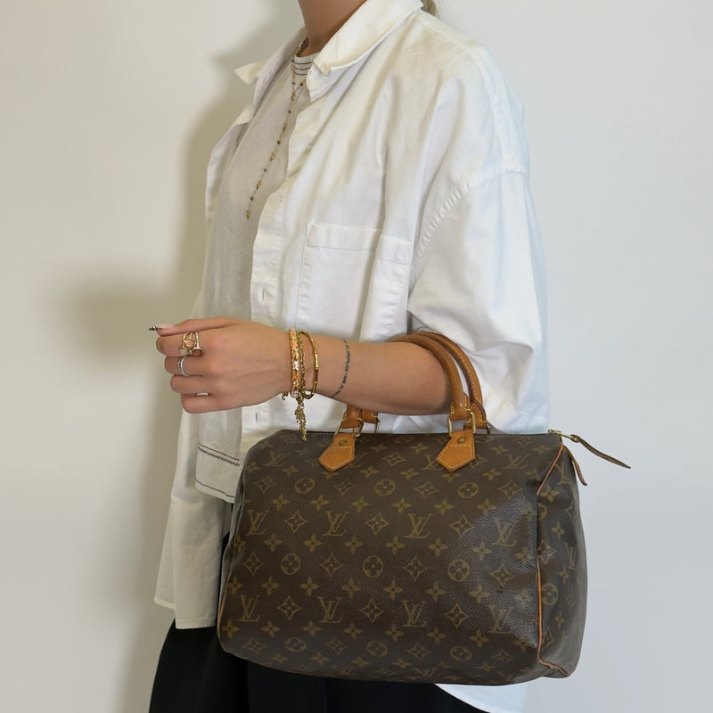 Handbag Speedy 30 Brown