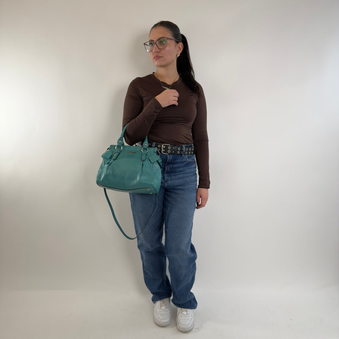 Miu Miu handbag Vitello turquoise