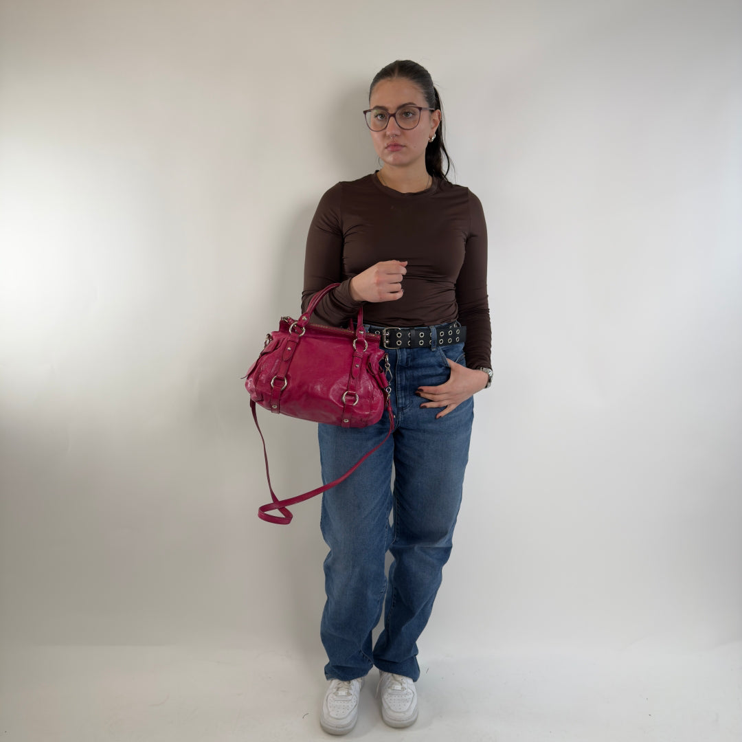 Miu Miu handbag Vitello Satchel small pink