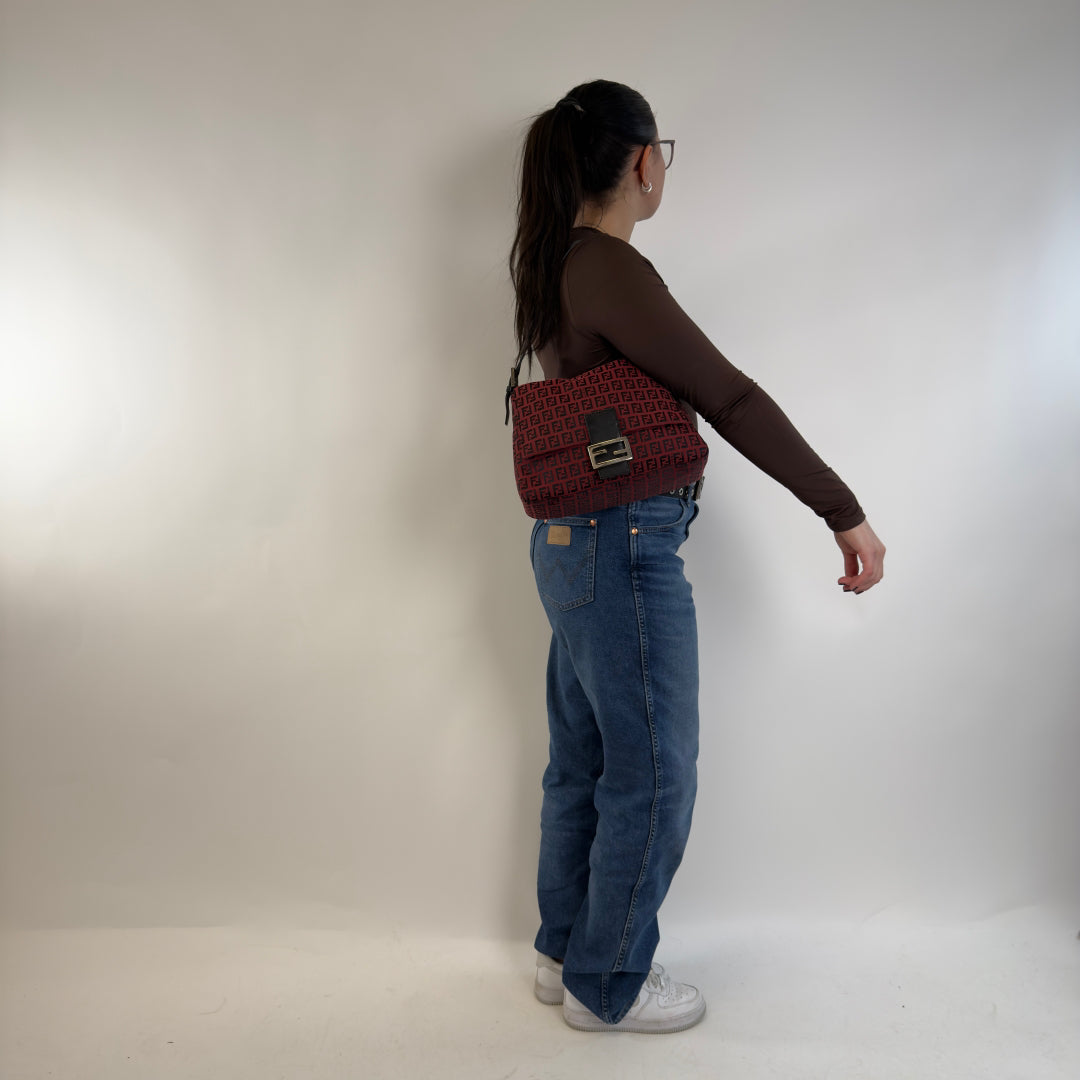 Fendi handbag Mamma Baguette red