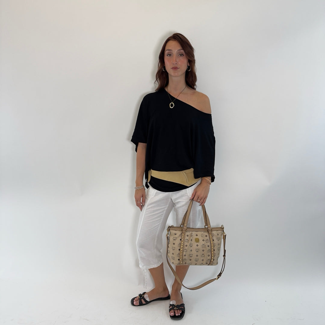 MCM Handtasche mit Nieten