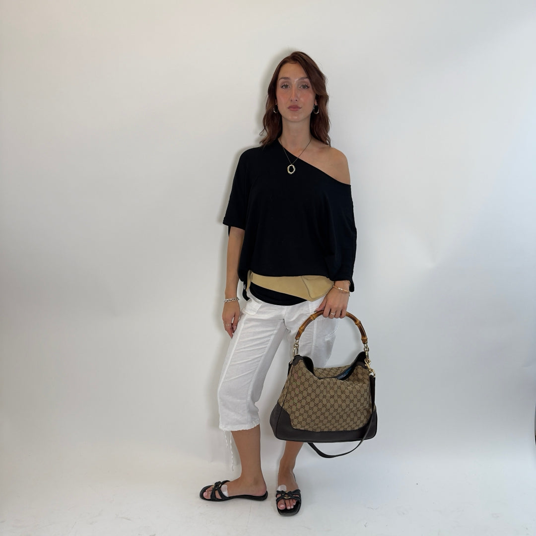 Gucci Schultertasche Bamboo