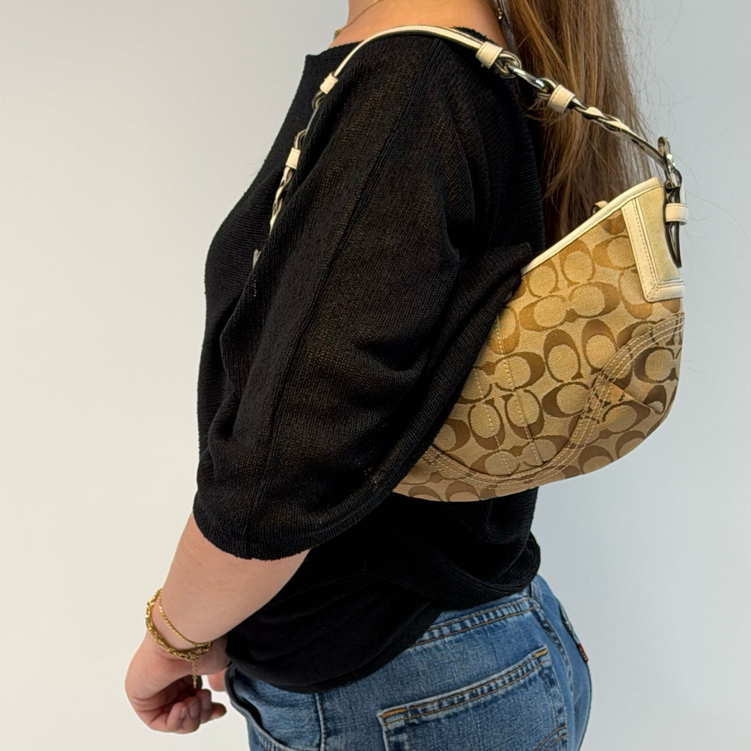 Coach Schultertasche Hobo Signature