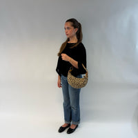 Coach Schultertasche Hobo Half Moon Signature