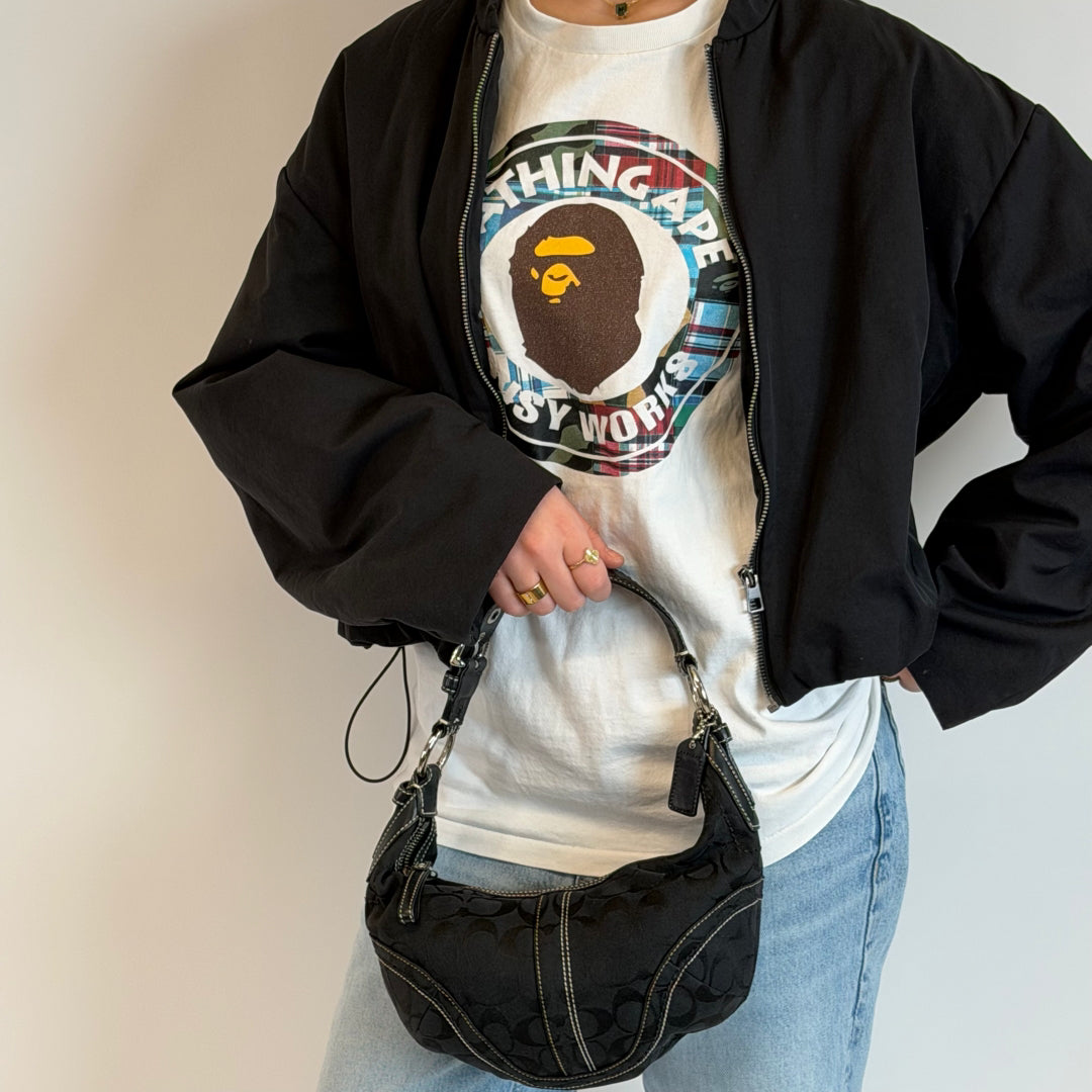 Schultertasche Hobo Half Moon