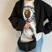 Schultertasche Hobo Half Moon