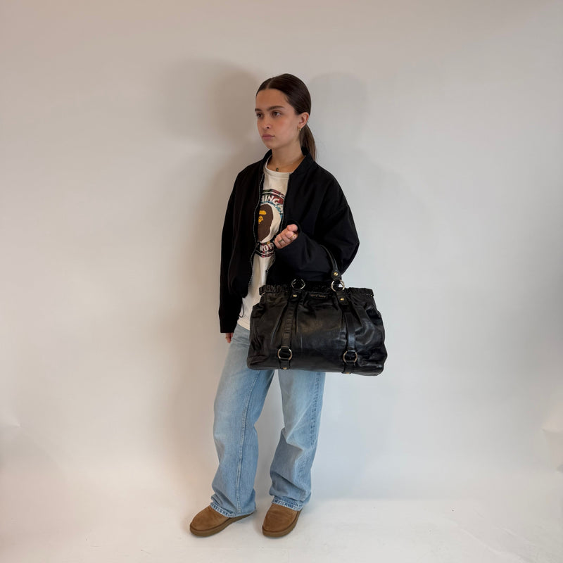 Vitello Lux handbag, large