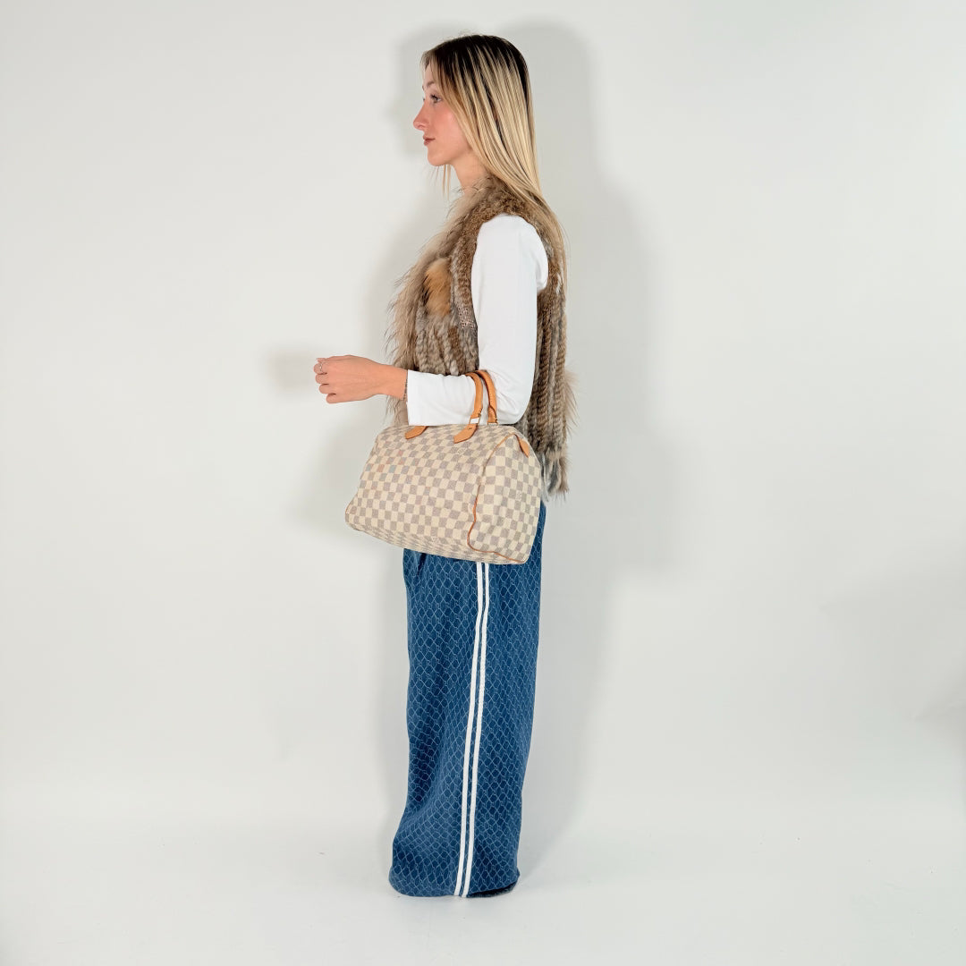 Borsa a mano Speedy 30 in Damier Azure