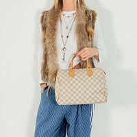 Borsa a mano Speedy 30 in Damier Azure