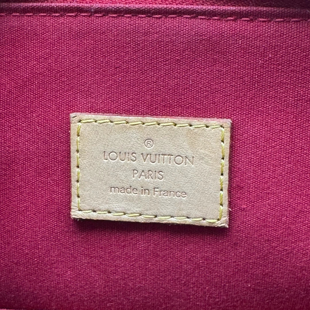Louis Vuitton handbag Alma GM Vernis red