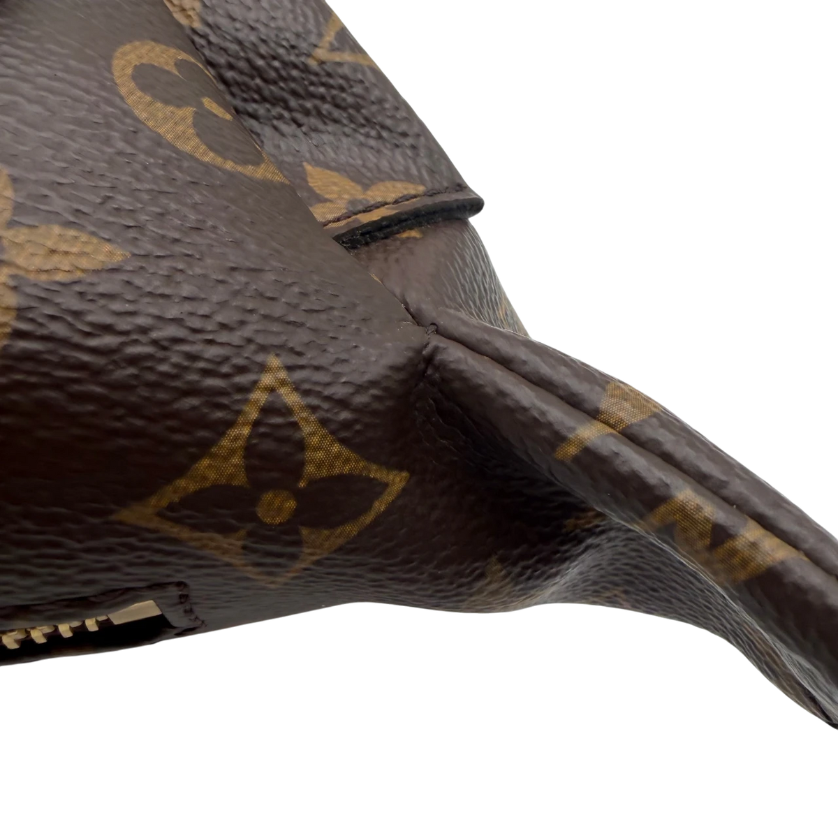 Louis Vuitton Bauchtasche / Gürteltasche Bumbag monogram braun – Ecken im Detail