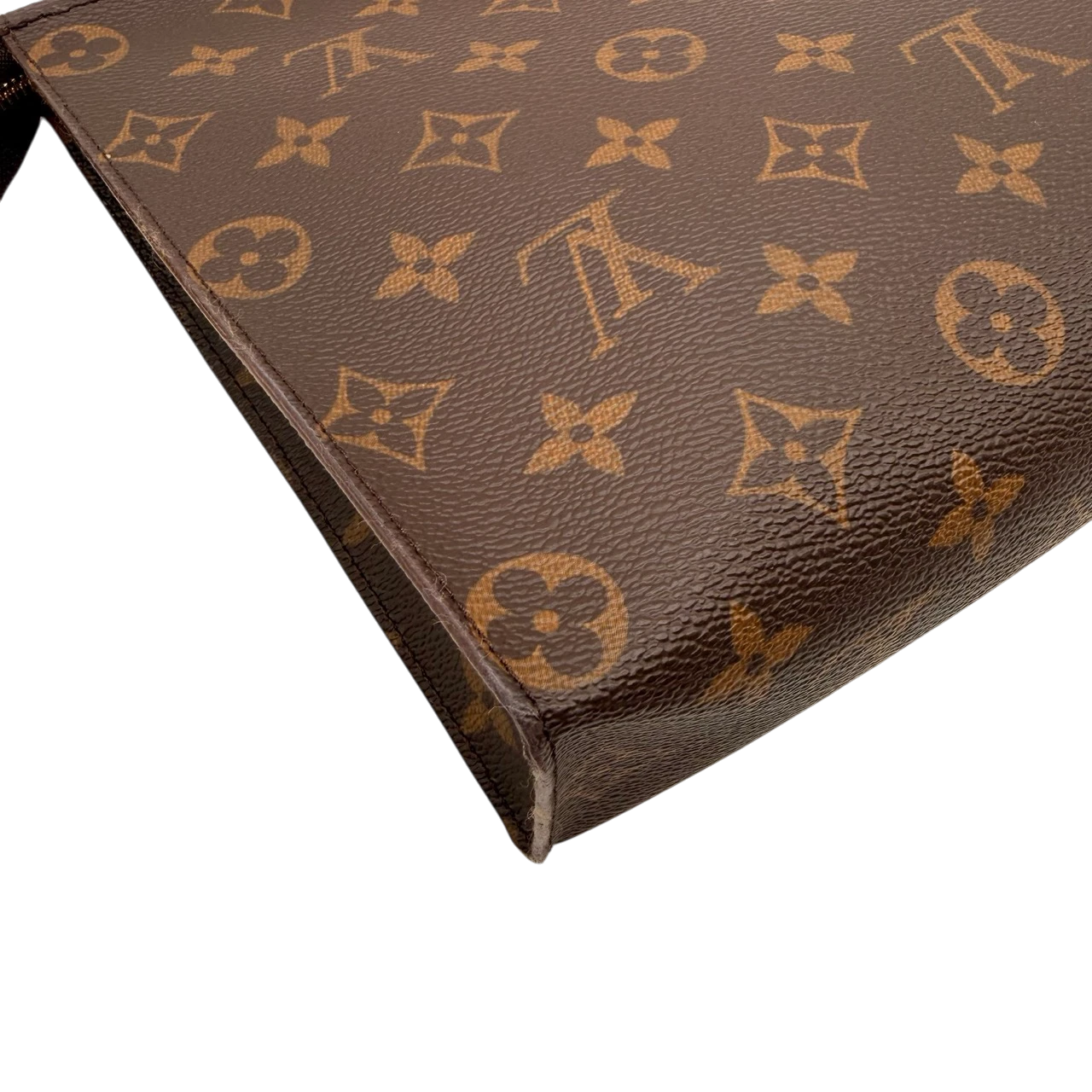 Louis Vuitton Clutch Poche Toilette 26 monogram braun
