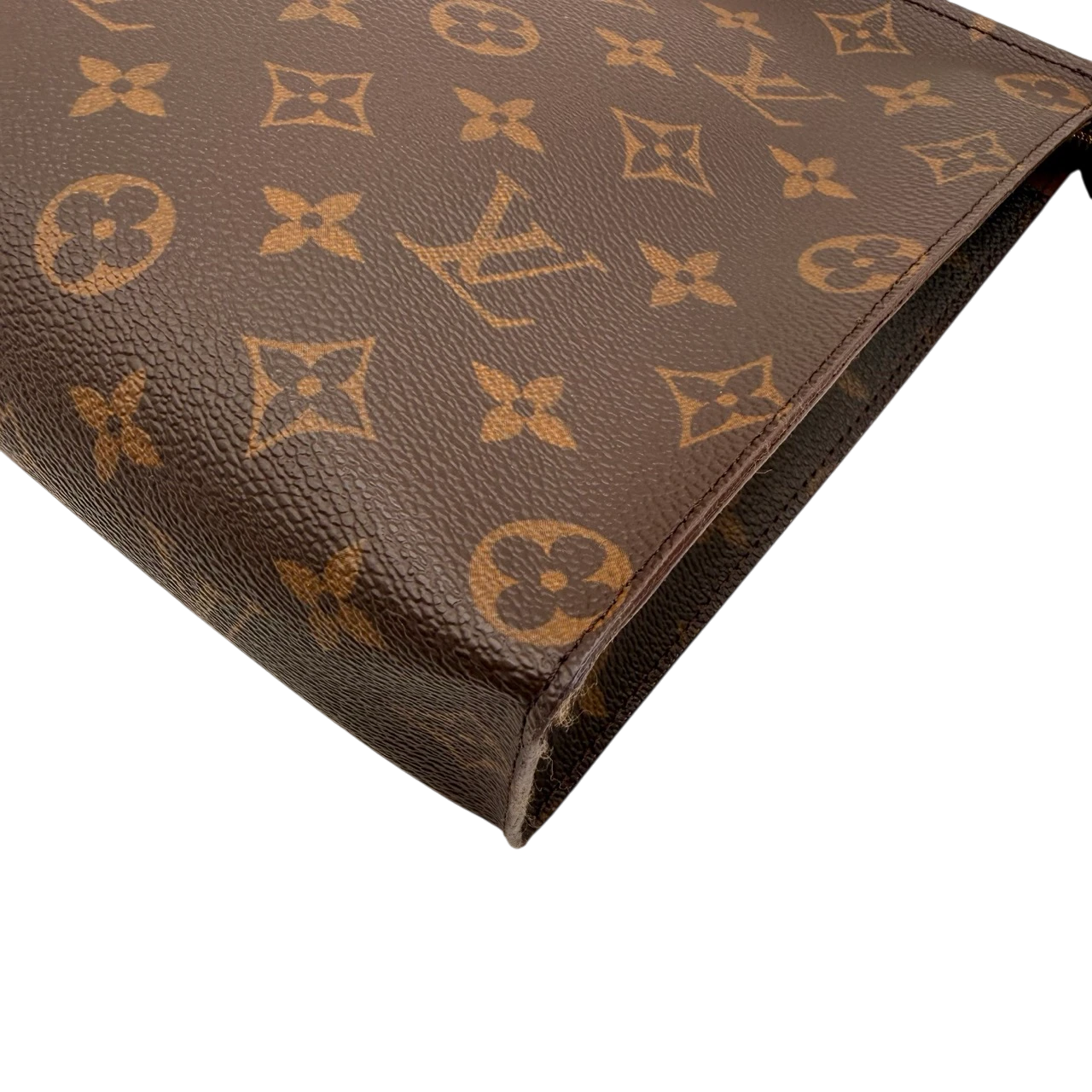 Louis Vuitton Clutch Poche Toilette 26 monogram braun