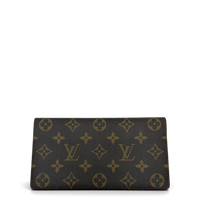Louis Vuitton Geldbeutel Chequier Cartes Credit monogram braun