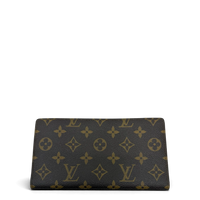 Louis Vuitton Geldbeutel Chequier Cartes Credit monogram braun