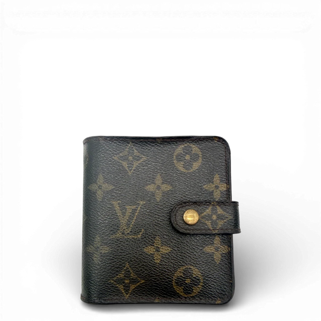 Portefeuille compact zippé