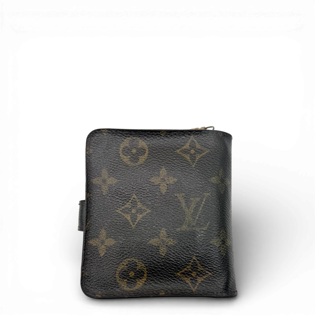 Portefeuille compact zippé