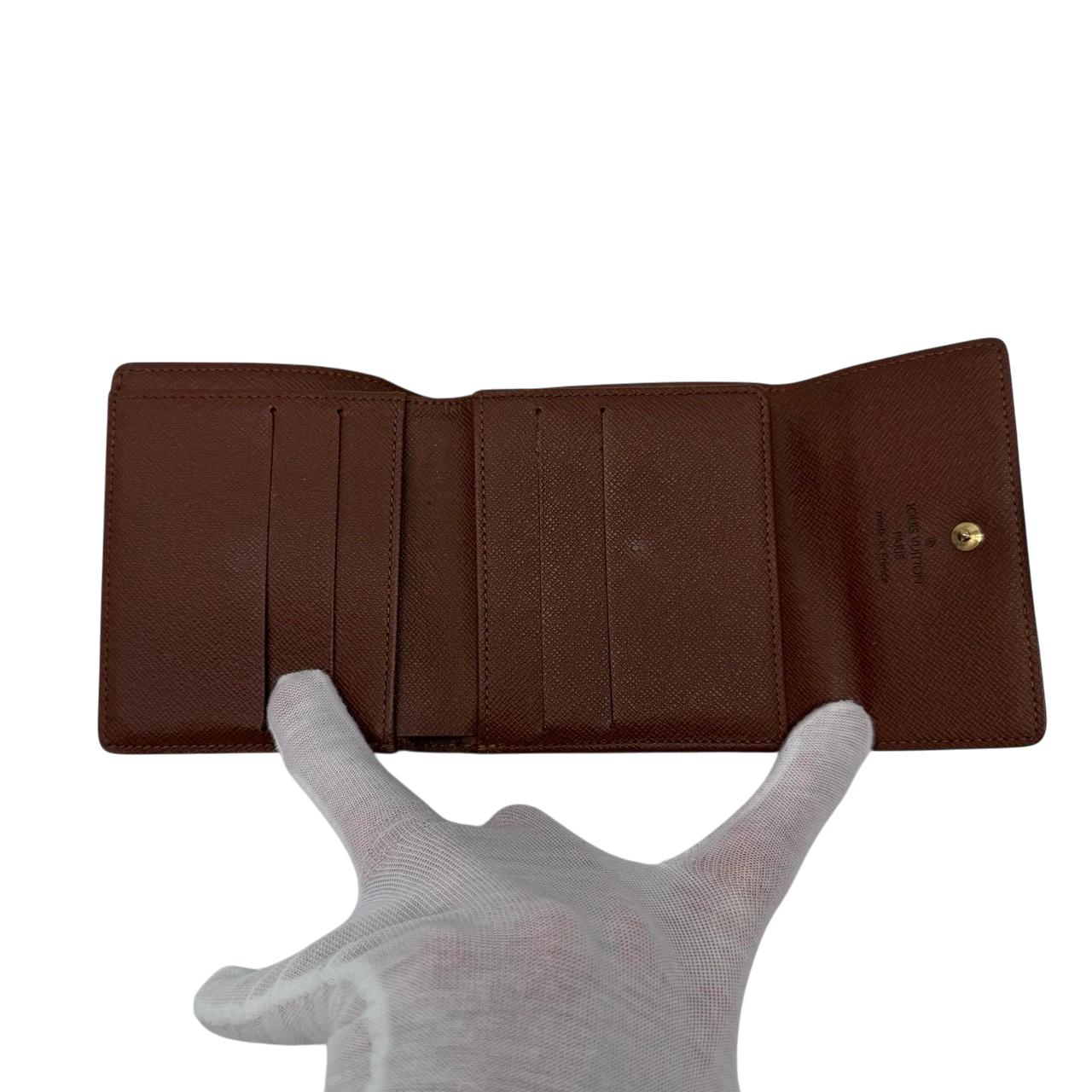 Louis Vuitton Geldbeutel Elise Compact monogram braun