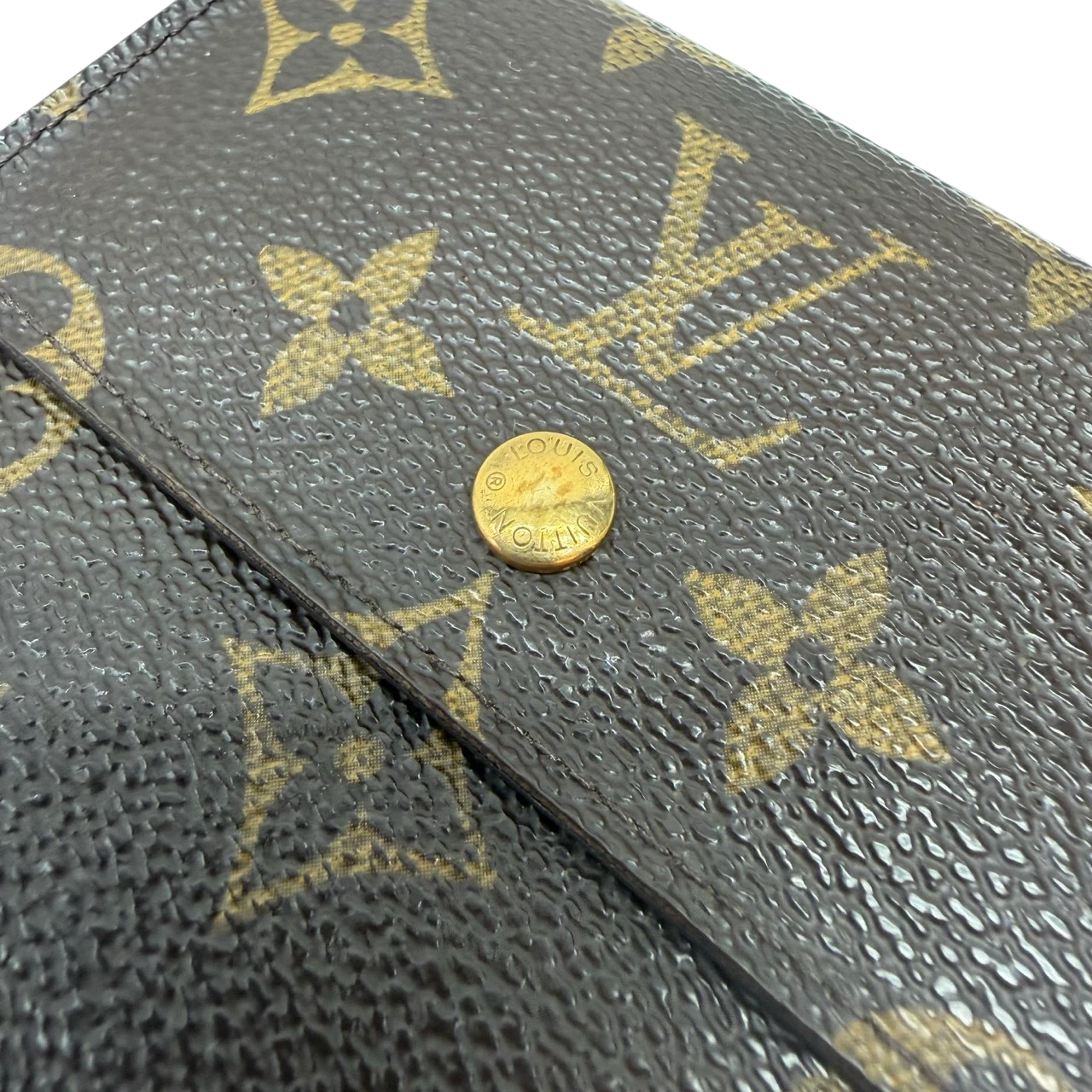 Louis Vuitton Geldbeutel Elise Compact monogram braun