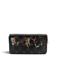 Louis Vuitton Geldbeutel Illustré Transatlantic Zippy monogram braun