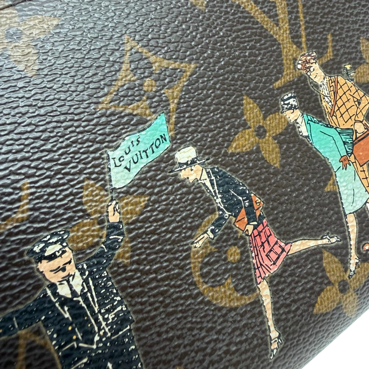 Louis Vuitton Geldbeutel Illustré Transatlantic Zippy monogram braun