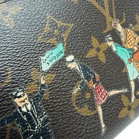 Louis Vuitton Geldbeutel Illustré Transatlantic Zippy monogram braun