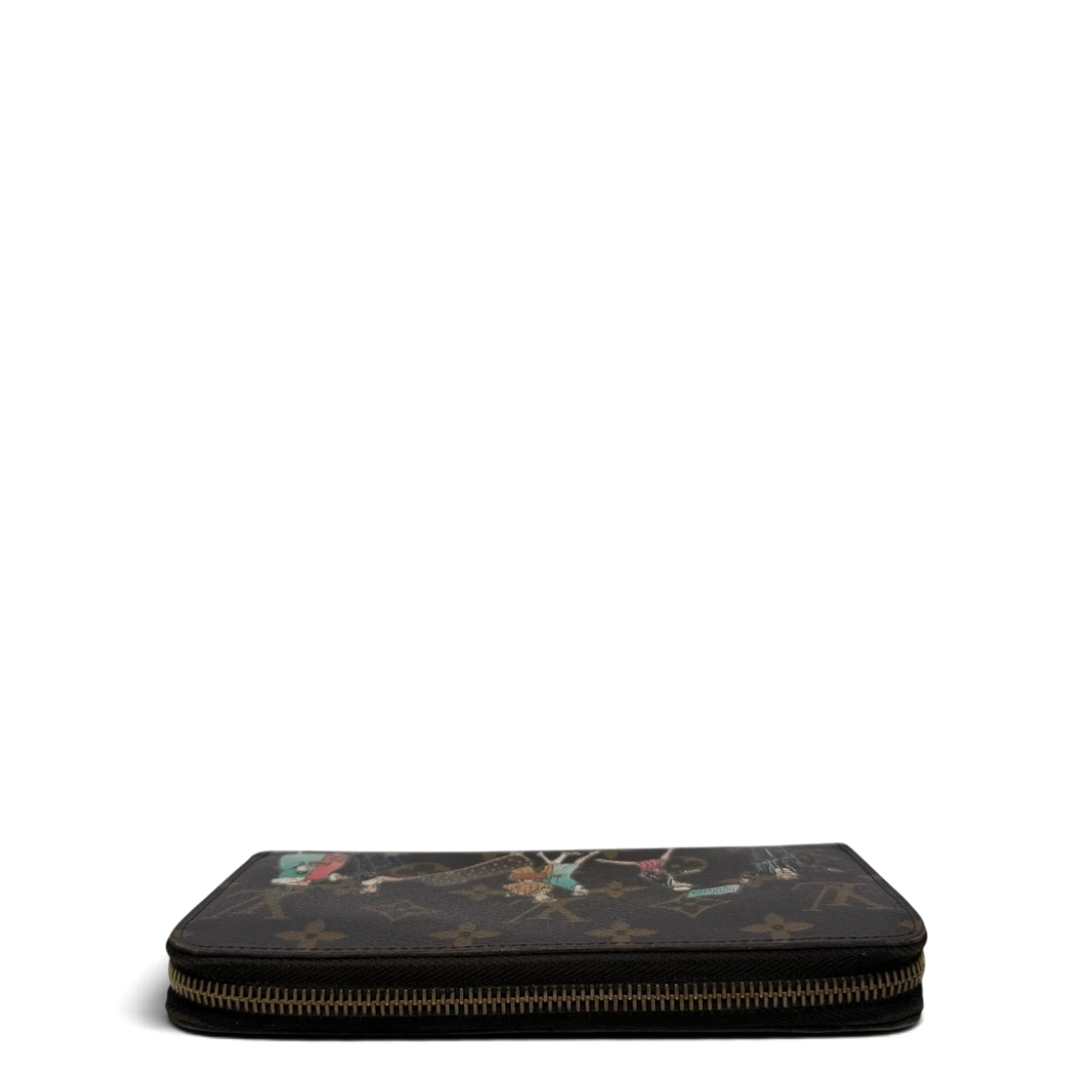 Louis Vuitton Geldbeutel Illustré Transatlantic Zippy monogram braun