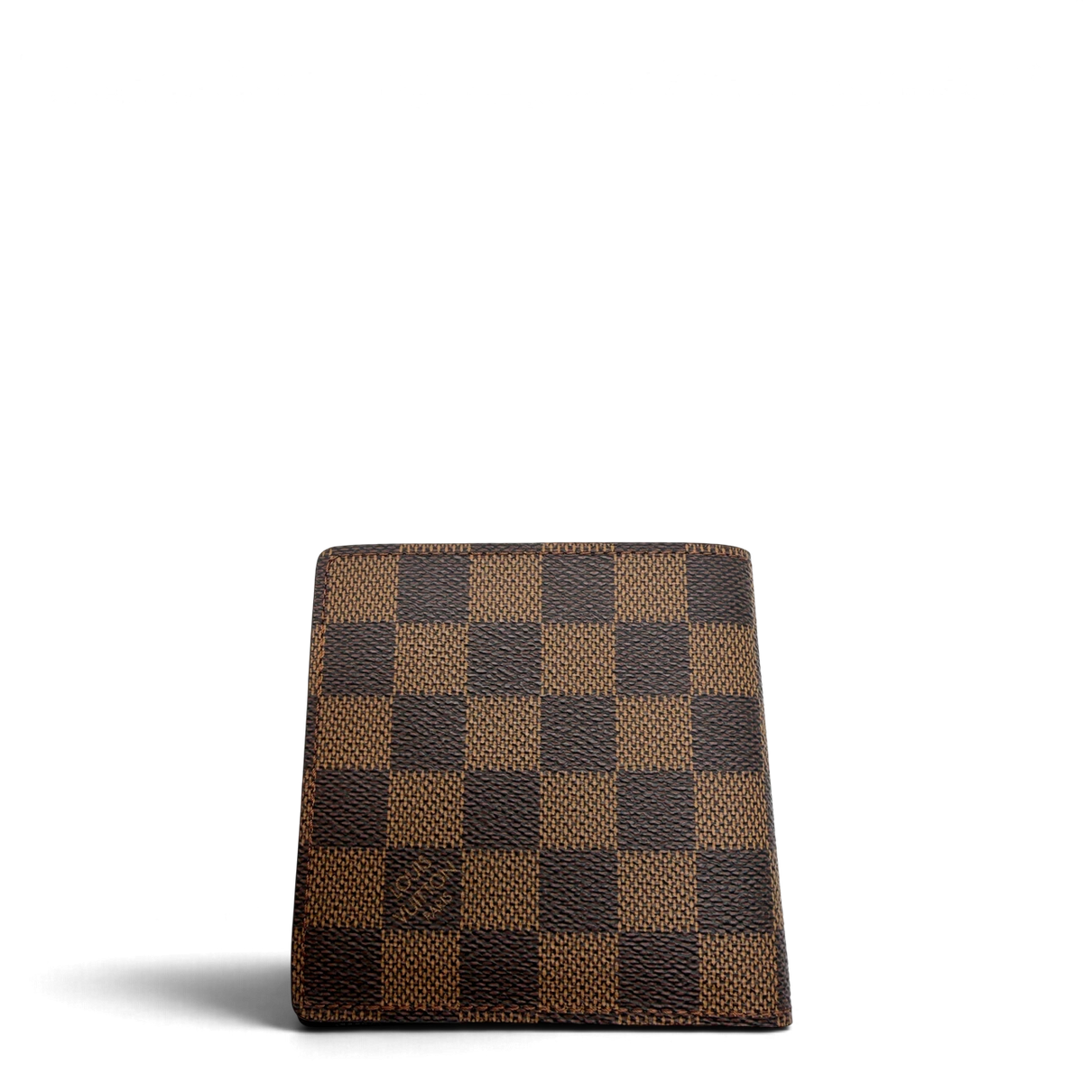 Louis Vuitton Geldbeutel Marco Damier Ebene braun – Gesamtansicht