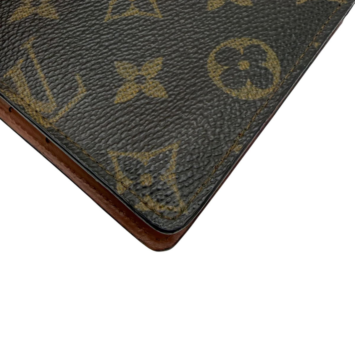 Louis Vuitton Geldbeutel Marco monogram braun – Ecken im Detail