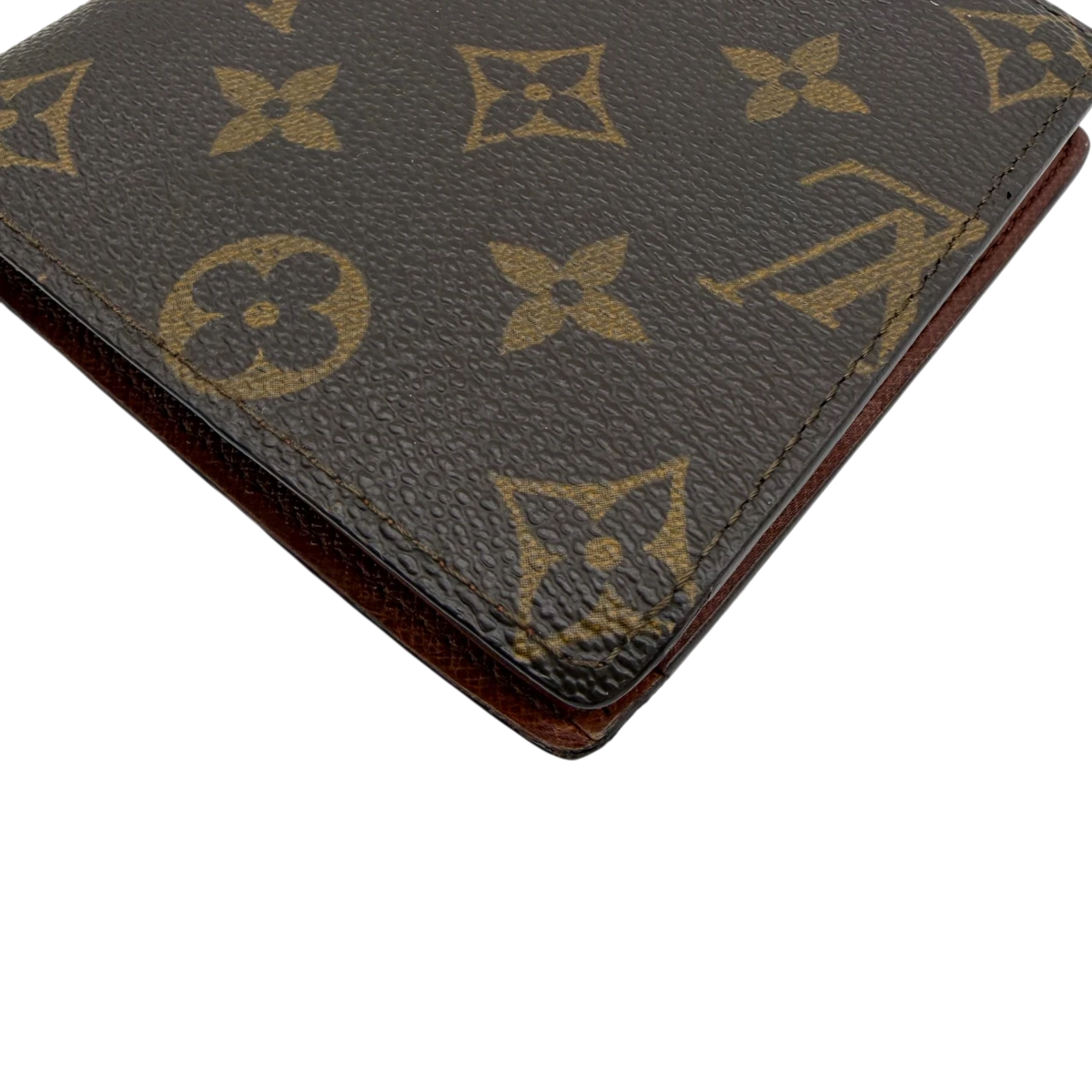 Louis Vuitton Geldbeutel Marco monogram braun – Detailansicht