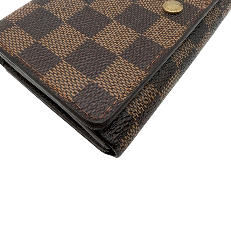 Louis Vuitton Geldbeutel Portefeuille Tresor Damier Ebene