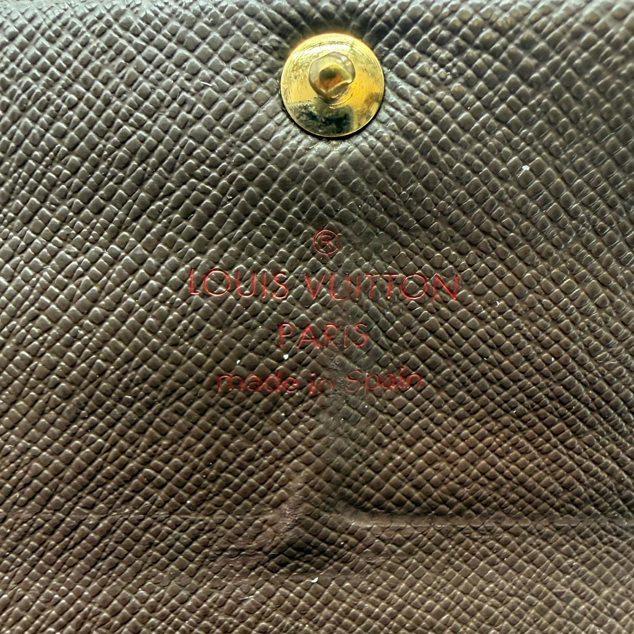 Louis Vuitton Geldbeutel Sarah Damier Ebene braun