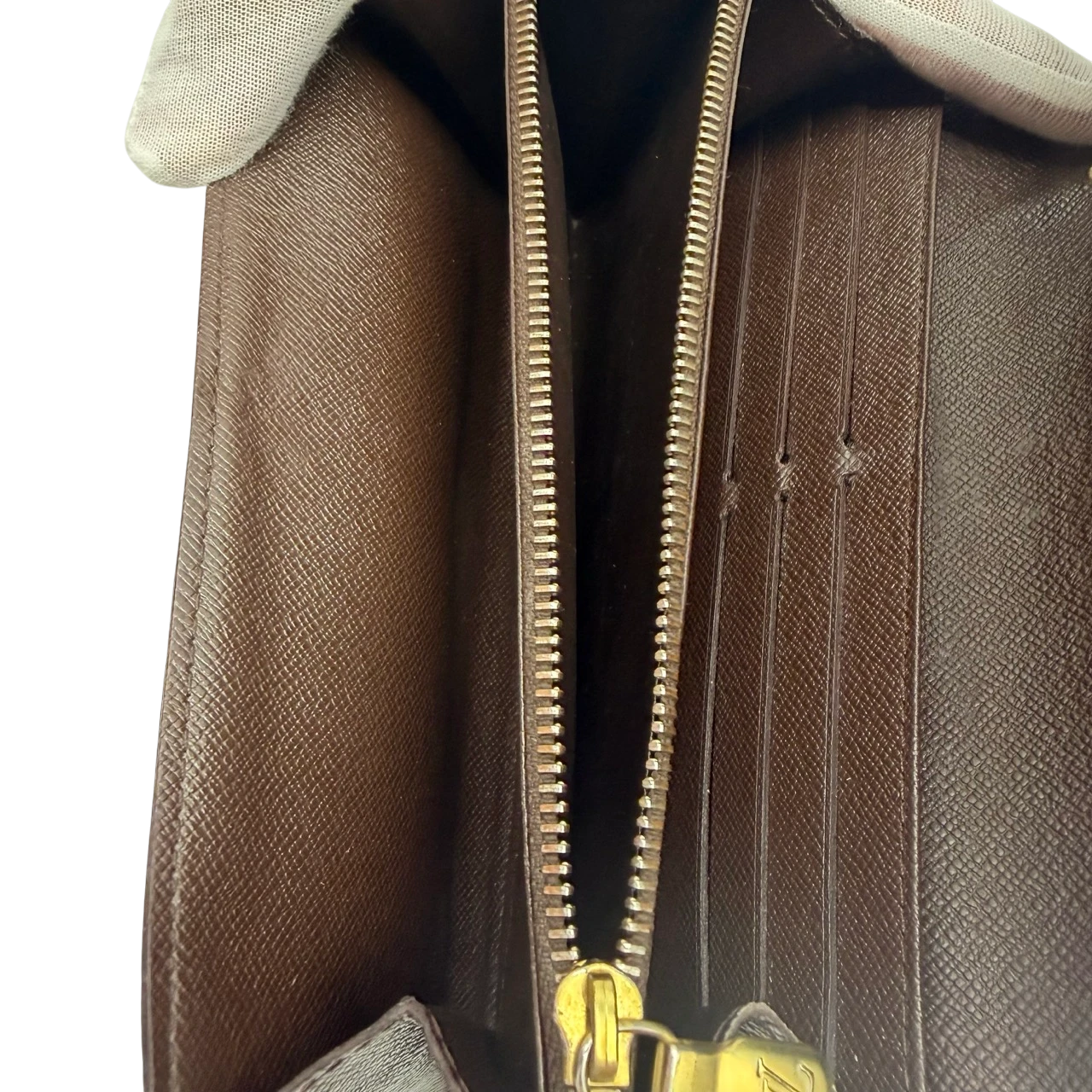 Louis Vuitton Geldbeutel Sarah Damier Ebene braun