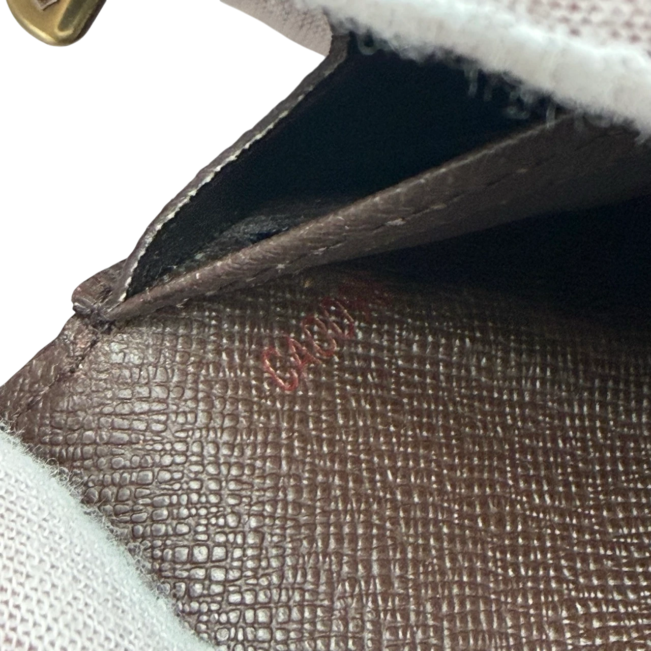 Louis Vuitton Geldbeutel Sarah Damier Ebene braun
