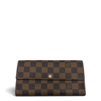 Louis Vuitton Geldbeutel Sarah Damier Ebene braun