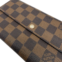 Louis Vuitton Geldbeutel Sarah Damier Ebene braun