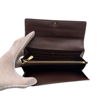 Louis Vuitton Geldbeutel Sarah Damier Ebene braun