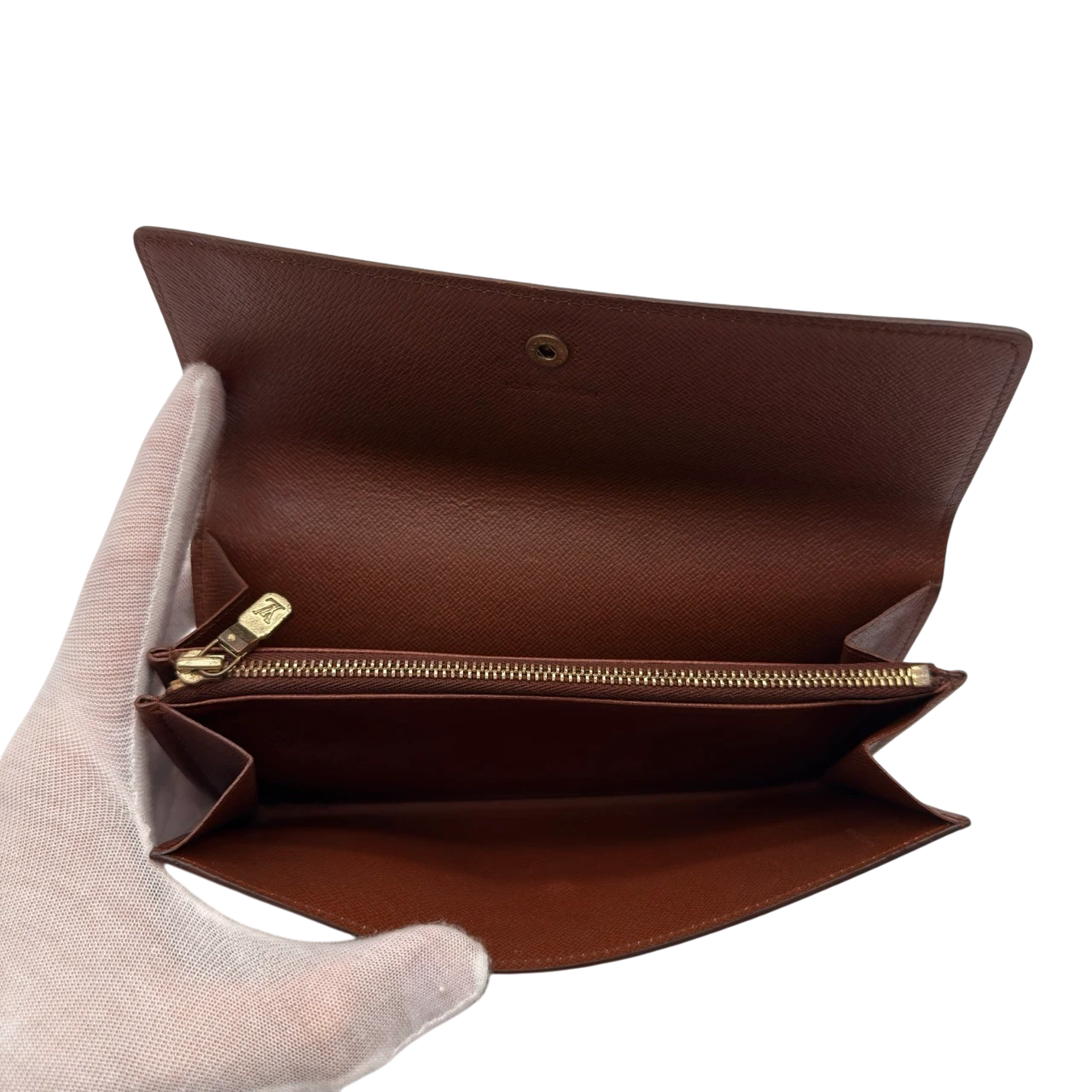Louis Vuitton Geldbeutel Sarah monogram braun