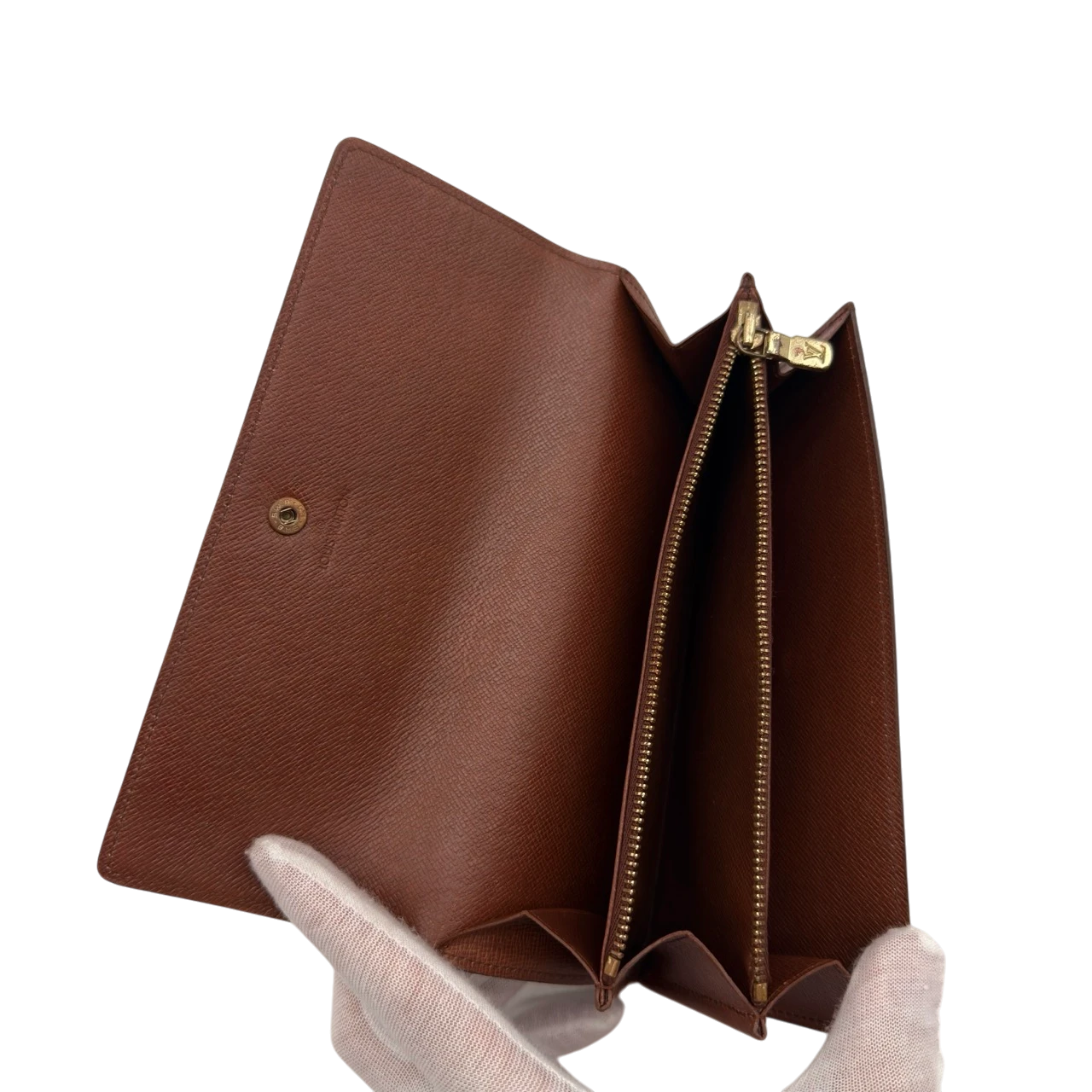Louis Vuitton Geldbeutel Sarah monogram braun