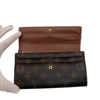 Louis Vuitton Geldbeutel Sarah monogram braun