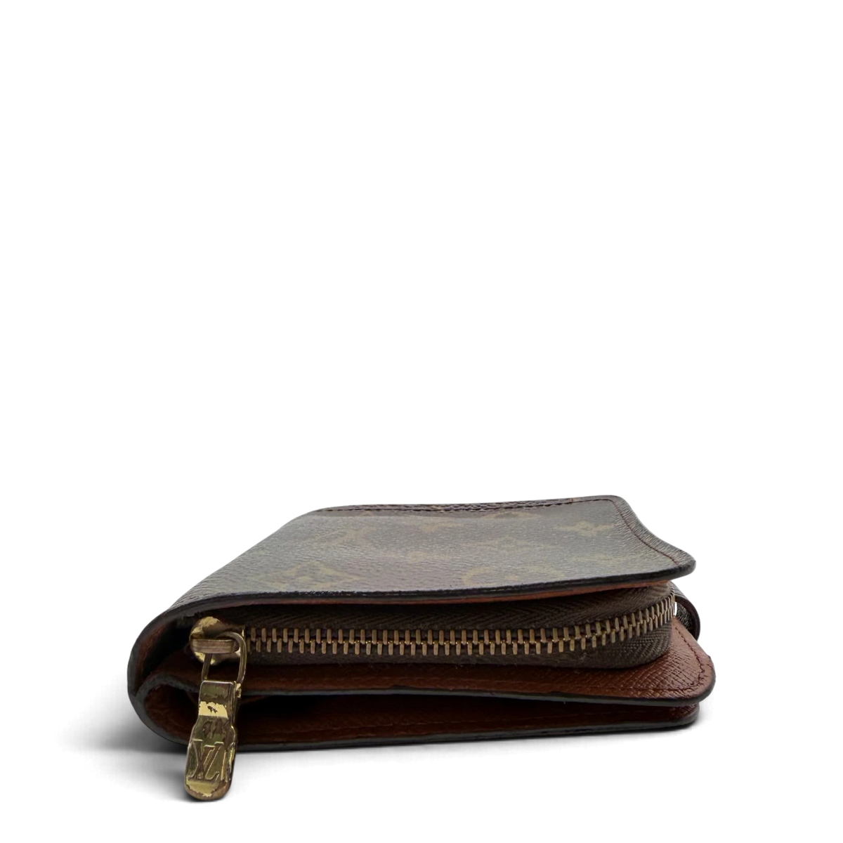 Louis Vuitton Geldbeutel Viennois monogram braun – Seitenansicht