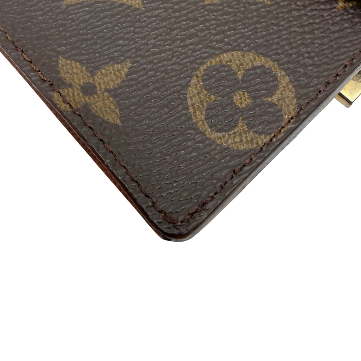 Louis Vuitton Geldbeutel Viennois monogram braun – Ecken im Detail