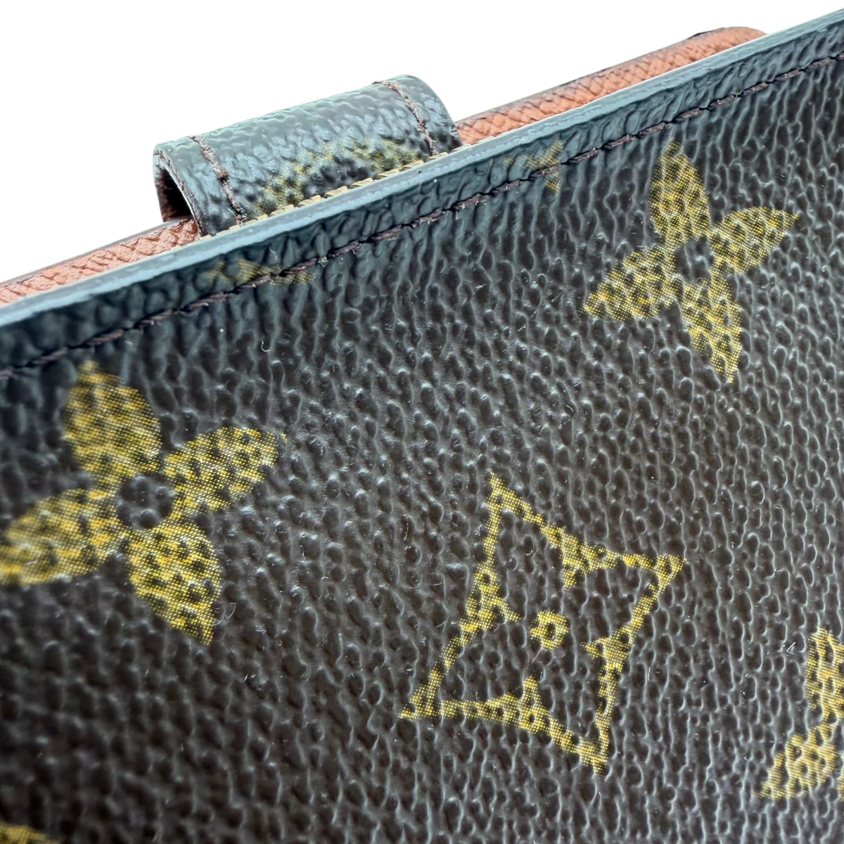 Louis Vuitton Geldbeutel Viennois monogram braun – Ecken im Detail