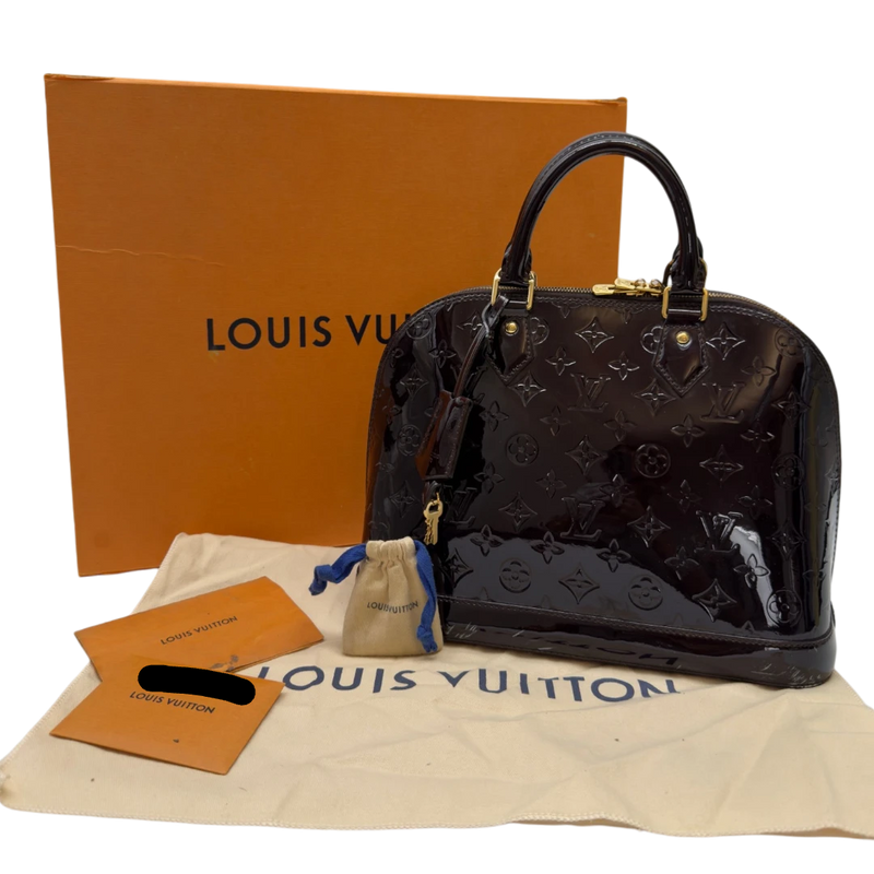 Louis Vuitton Handtasche Alma PM Vernis
