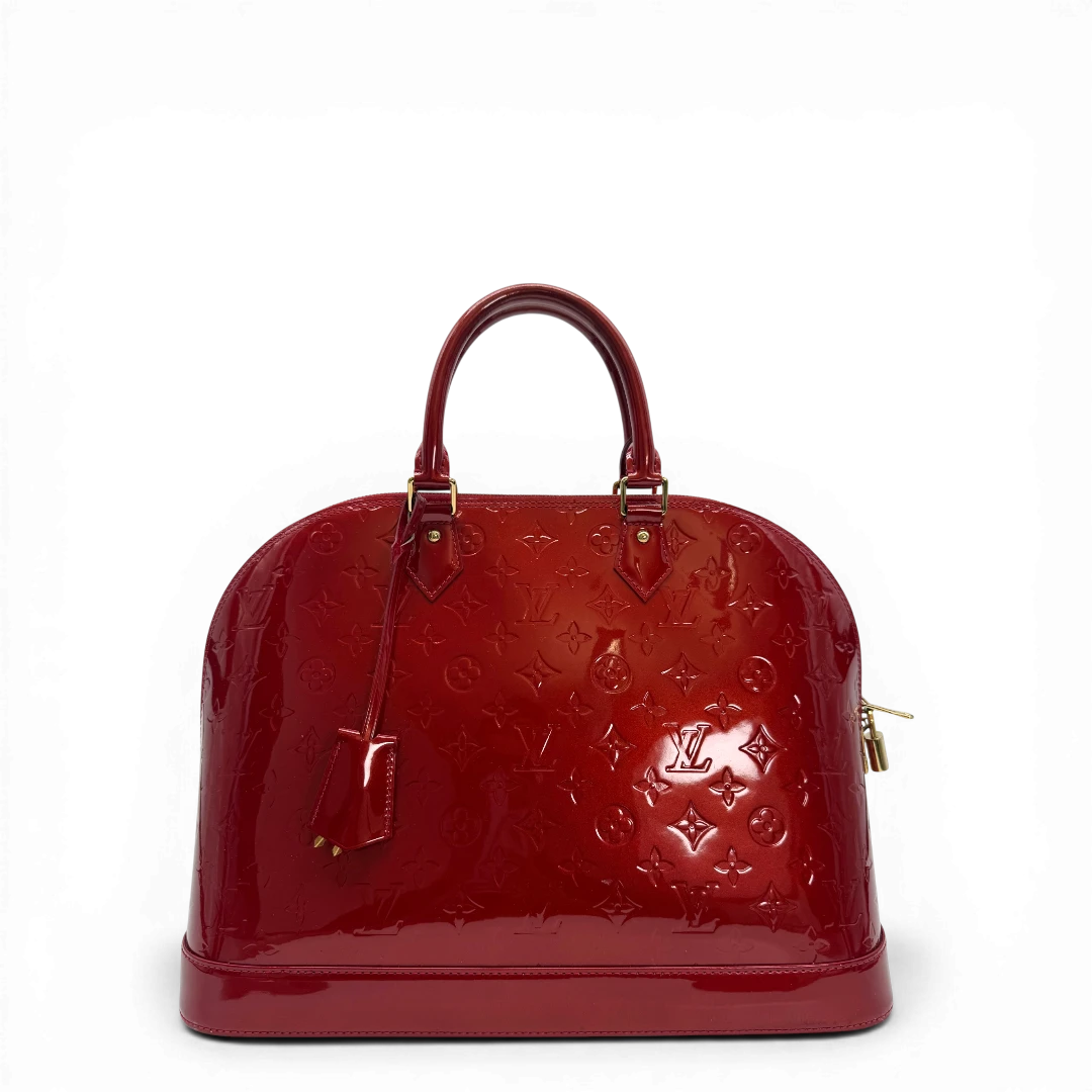 Louis Vuitton Alma GM Vernis Handbag