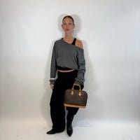 Louis Vuitton Handtasche Alma monogram braun