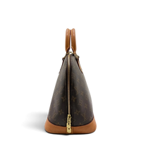 Louis Vuitton Handtasche Alma monogram braun