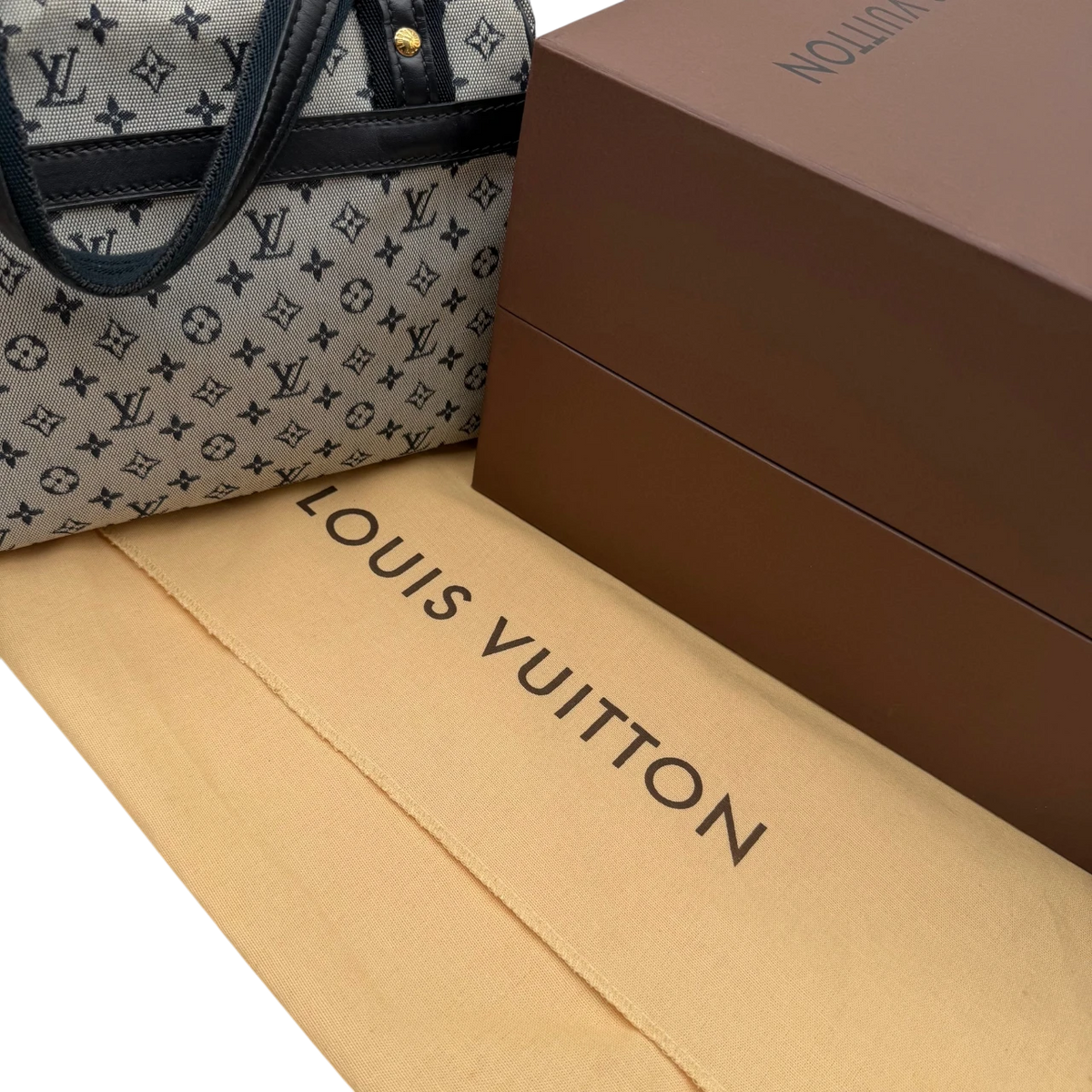 Louis Vuitton Handtasche Josephine PM monogram grau – mit Originalbox
