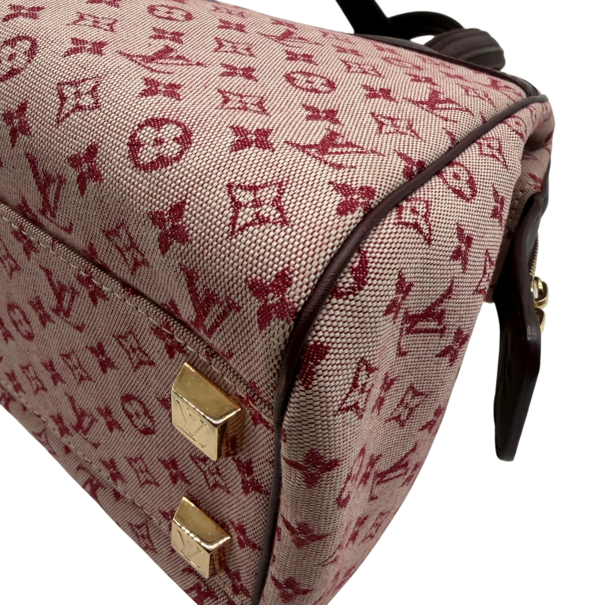 Louis Vuitton Handtasche Josephine PM monogram rot – Ecken im Detail